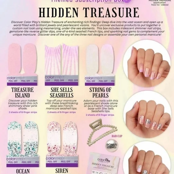 Color Street Hidden Treasures Subscription Box - Picture 3 of 3